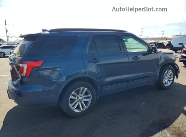 1FM5K7BHXGGC05267 2016 FORD EXPLORER Blue Delantero derecho