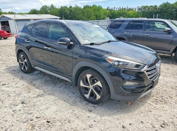KM8J3CA20JU680209 2018 HYUNDAI TUCSON Black Вид спереду