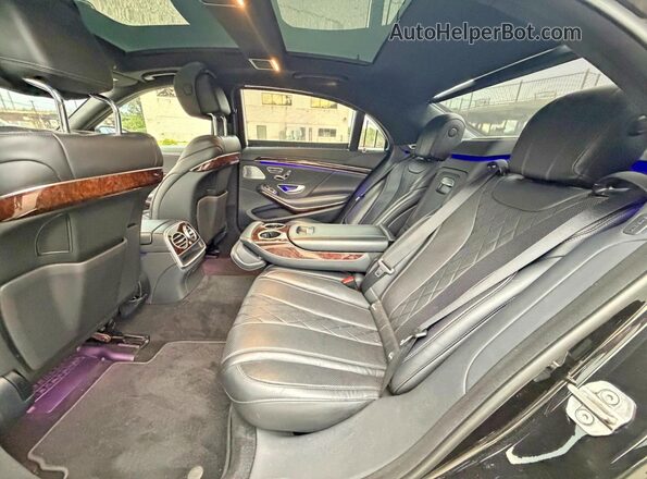 WDDUG8GB9JA419498 2018 MERCEDES-BENZ S Black Vista del compartimento del motor