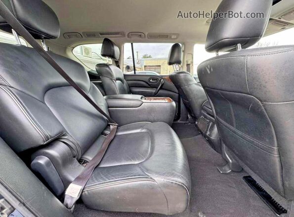 JN8AZ2NE5K9226385 2019 INFINITI QX80 Черный Вид сзади