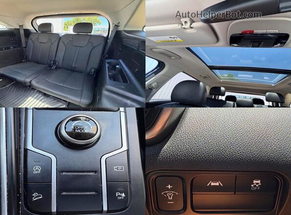 5XYRL4LC1PG222739 2023 KIA SORENTO Blue Vista interior de 360 grados