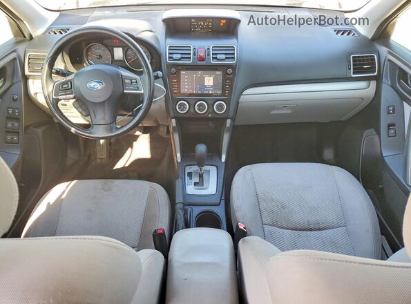JF2SJADCXGH548889 2016 SUBARU FORESTER Silver Instrument cluster view