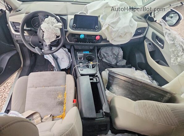 JN8BT3BA9PW407723 2023 NISSAN ROGUE White Вид щитка приладів