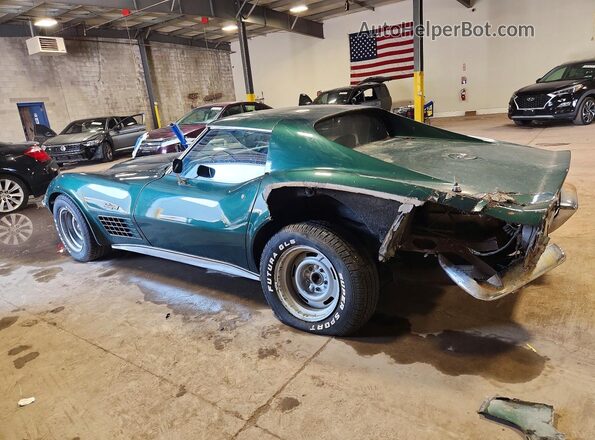 194371S108595 1971 CHEVROLET CORVETTE Green Tył lewy