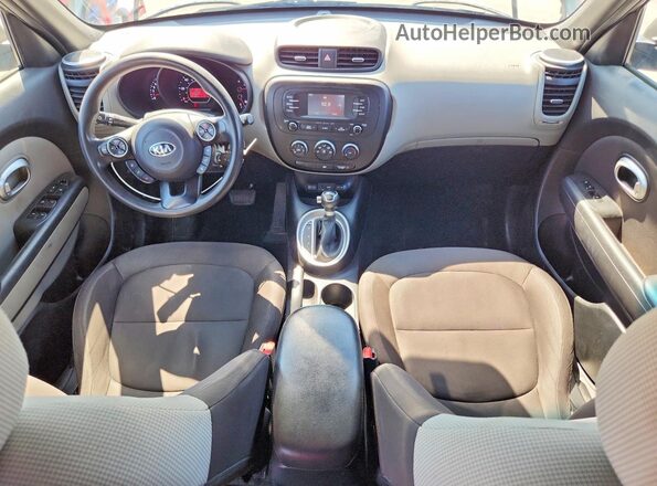 KNDJN2A20G7320695 2016 KIA SOUL Серый Вид щитка приборов
