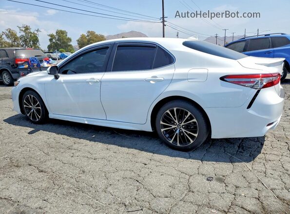 4T1B11HK3KU161905 2019 TOYOTA CAMRY Белый Задняя правая четверть
