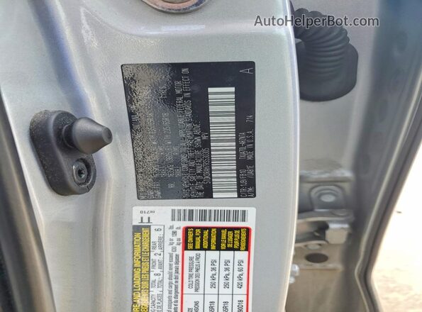 5TDKDRAH7RS530305 2024 TOYOTA HIGHLANDER Серебряный Вид наклейки с VIN-кодом