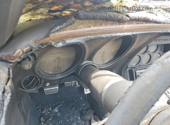 194670S404938 1970 CHEVROLET CORVETTE Burn Vista del cuadro de instrumentos