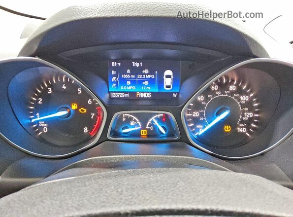 1FMCU0GD6HUC07373 2017 FORD ESCAPE Black Vista de los asientos traseros