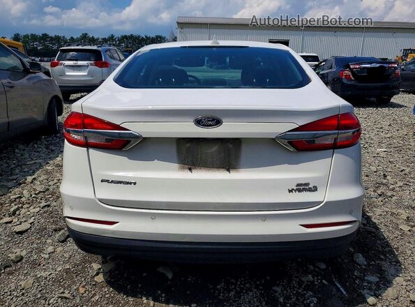 3FA6P0LU5KR158167 2019 FORD FUSION Белый Вид салона спереди