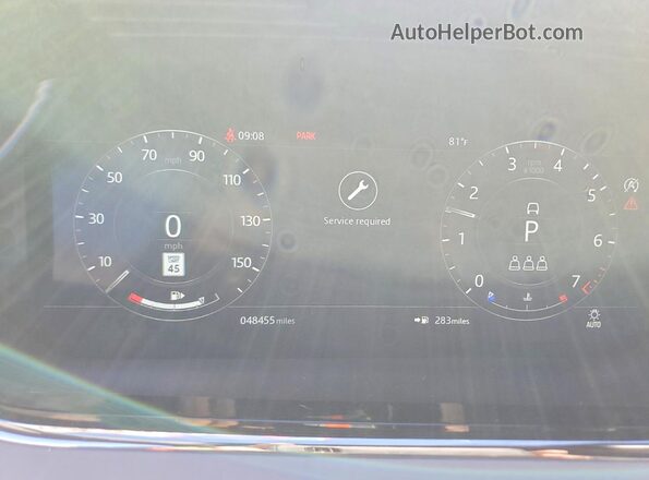 SALZL2FX8LH004990 2020 LAND ROVER RANGE Gray უკანა სავარძლების ხედი