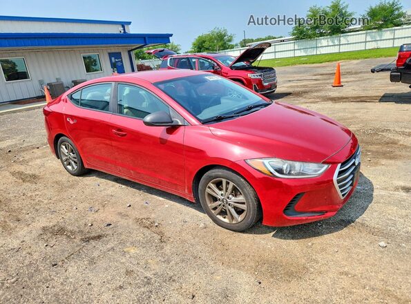 5NPD84LF0HH174084 2017 HYUNDAI ELANTRA Red წინა ხედი