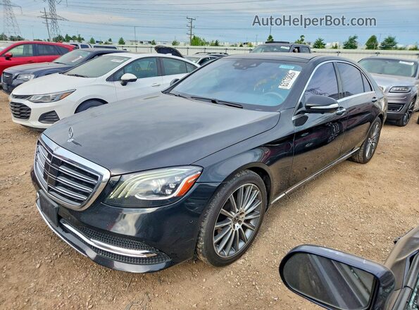 WDDUG6EB8JA350987 2018 MERCEDES-BENZ S Black Tył lewy