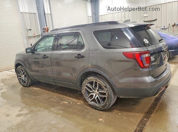 1FM5K8GT0GGD28353 2016 FORD EXPLORER Gray უკანა მარჯვენა