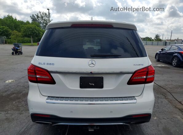 4JGDF7DE5HA989526 2017 MERCEDES-BENZ GLS-CLASS Белый Вид салона спереди