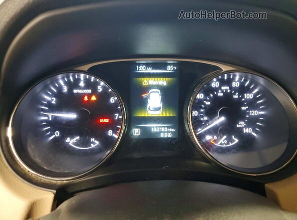 5N1AT2MV9GC923742 2016 NISSAN ROGUE Gray Widok tylnych siedzeń