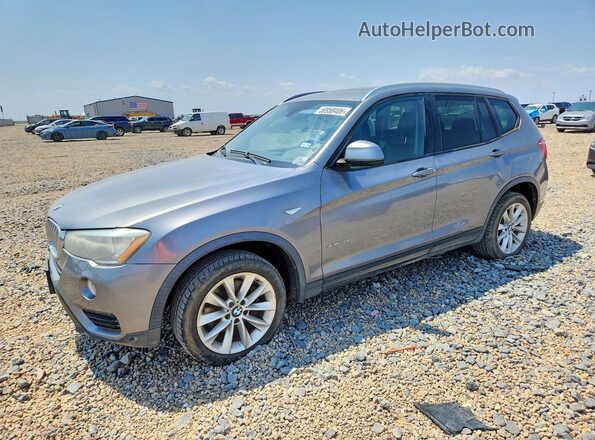 5UXWX9C51G0D80463 2016 BMW X3 Серебряный Задняя левая четверть