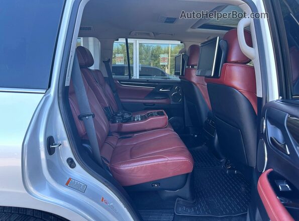 JTJHY7AX8J4264042 2018 LEXUS LX570 White Widok z tyłu