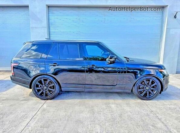 SALGS2FK7HA368610 2017 LAND ROVER RANGE ROVER Черный Панорамный вид салона 360°