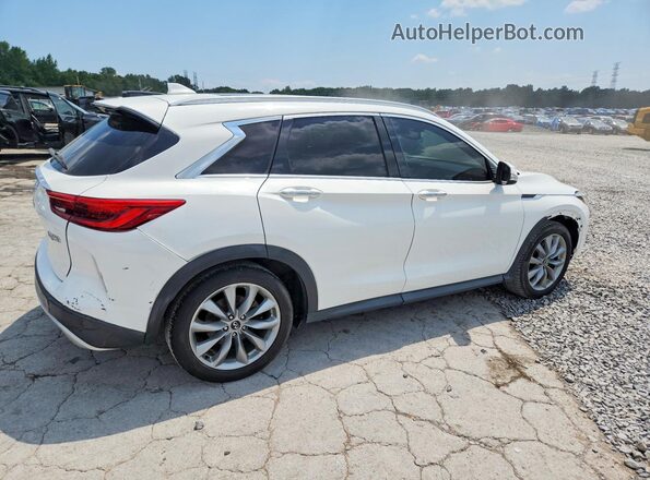 3PCAJ5M15KF130992 2019 INFINITI QX50 Белый Передняя правая четверть