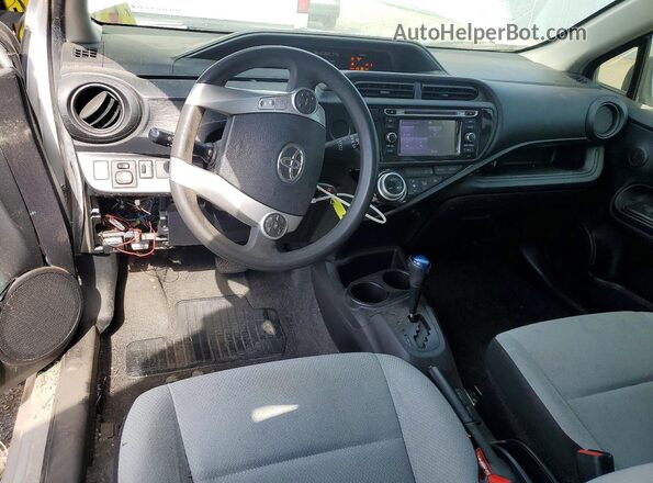 JTDKDTB33G1115976 2016 TOYOTA PRIUS Silver Widok zestawu wskaźników