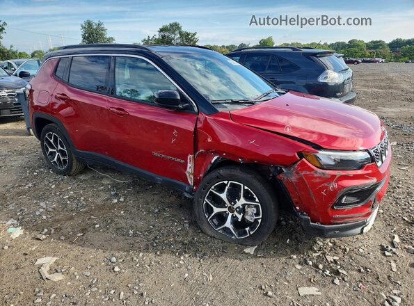 3C4NJDCNXST623407 2025 JEEP COMPASS Red Front view