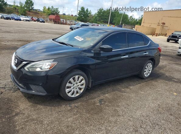 3N1AB7AP0KY325648 2019 NISSAN SENTRA Black Tył lewy