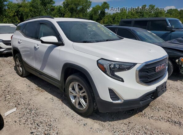 3GKALUEU6JL312637 2018 GMC TERRAIN White წინა ხედი