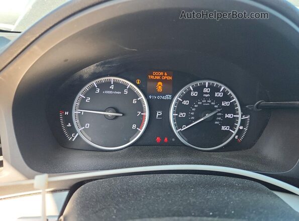 19UDE2F30GA024028 2016 ACURA ILX Black Widok zestawu wskaźników