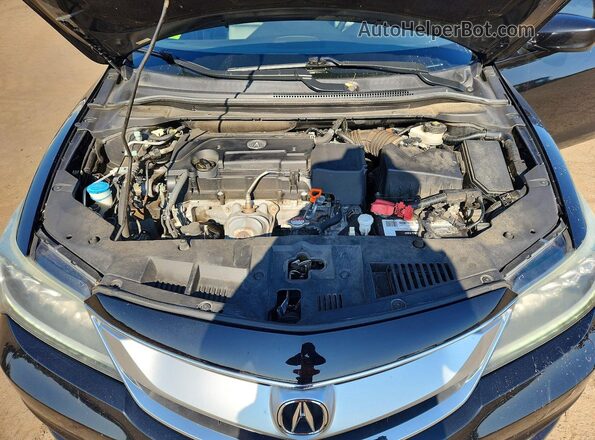 19UDE2F30HA000684 2017 ACURA ILX Black უკანა სალონის ხედი