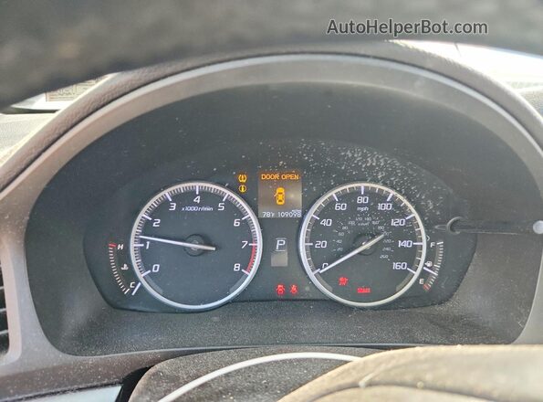 19UDE2F34GA024999 2016 ACURA ILX Белый Вид щитка приборов