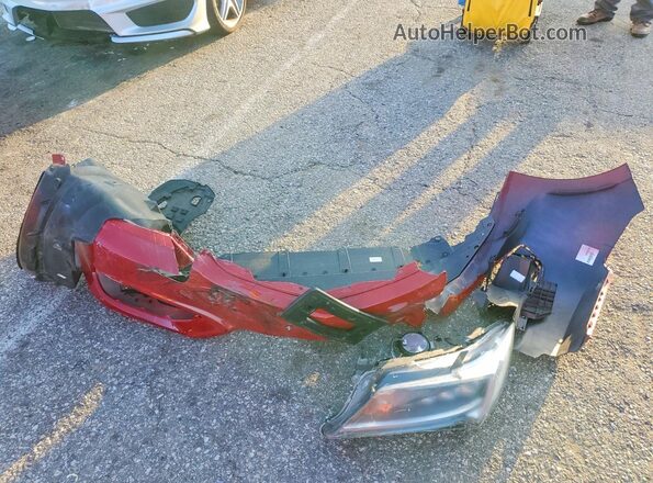 19UDE2F34HA009047 2017 ACURA ILX Red ძრავის განყოფილების ხედი