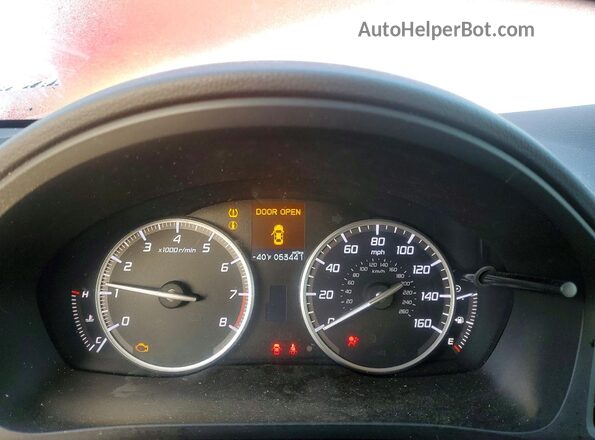 19UDE2F34HA009047 2017 ACURA ILX Red ხელსაწყოთა პანელის ხედი