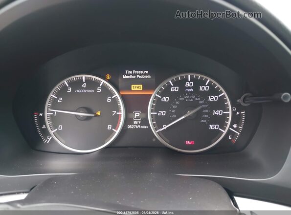 19UDE2F34KA009119 2019 ACURA ILX White Rear seats view