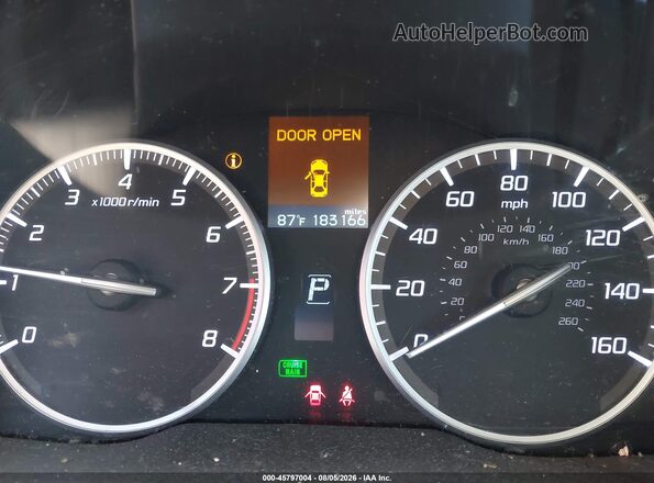 19UDE2F35GA025501 2016 ACURA ILX Black Widok tylnych siedzeń