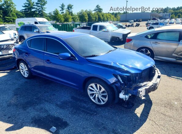 19UDE2F37GA024298 2016 ACURA ILX Blue Delantero derecho