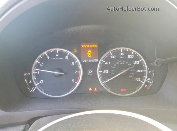 19UDE2F39GA022830 2016 ACURA ILX Black Widok zestawu wskaźników