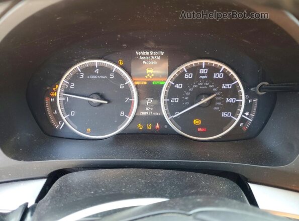 19UDE2F70KA001148 2019 ACURA ILX Silver ხელსაწყოთა პანელის ხედი