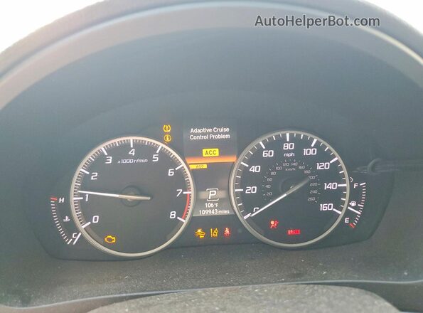 19UDE2F70KA009198 2019 ACURA ILX White Սարքավորումների վահանակի տեսք