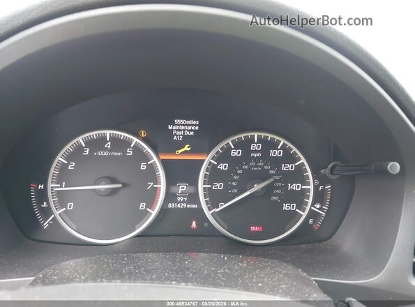 19UDE2F72KA001779 2019 ACURA ILX White Vista de los asientos traseros