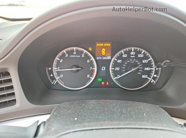 19UDE2F73GA004049 2016 ACURA ILX White ხელსაწყოთა პანელის ხედი