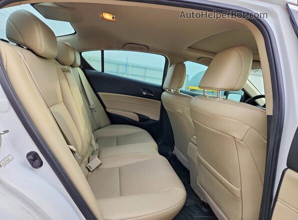 19UDE2F73GA004049 2016 ACURA ILX White უკანა სავარძლების ხედი