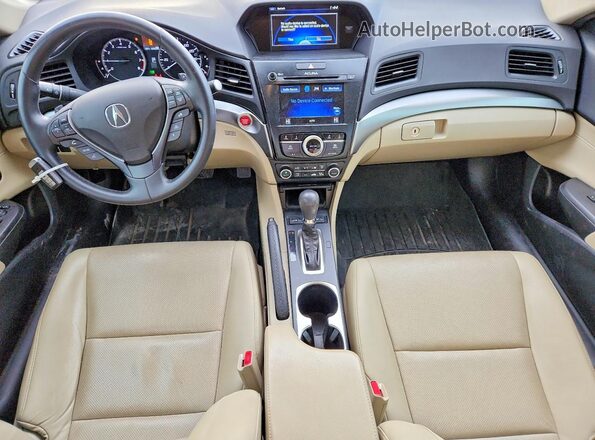 19UDE2F73GA004049 2016 ACURA ILX White წინა პანელის ხედი