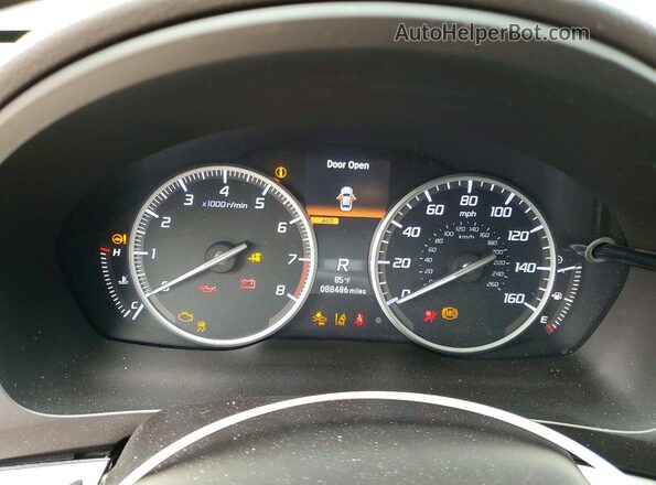 19UDE2F73LA007673 2020 ACURA ILX Black Vista del cuadro de instrumentos
