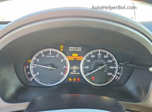 19UDE2F74GA004853 2016 ACURA ILX White Instrument cluster view