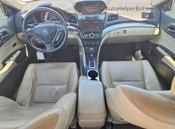19UDE2F74HA013845 2017 ACURA ILX Red Dashboard view