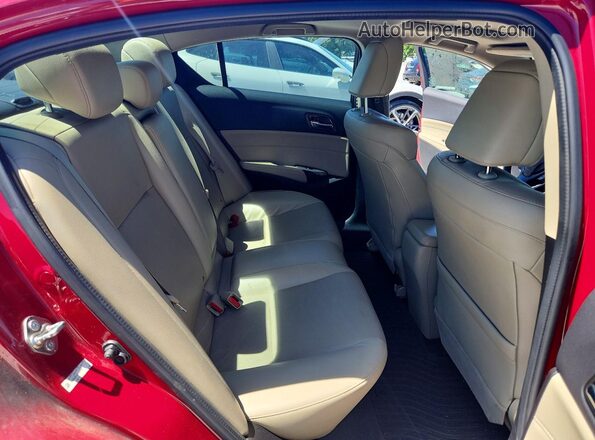 19UDE2F74HA013845 2017 ACURA ILX Red Rear seats view