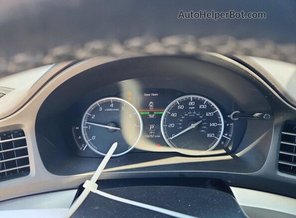 19UDE2F74HA013845 2017 ACURA ILX Red Instrument cluster view