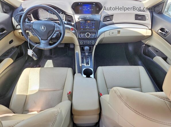19UDE2F76GA004370 2016 ACURA ILX White Вид панелі приладів