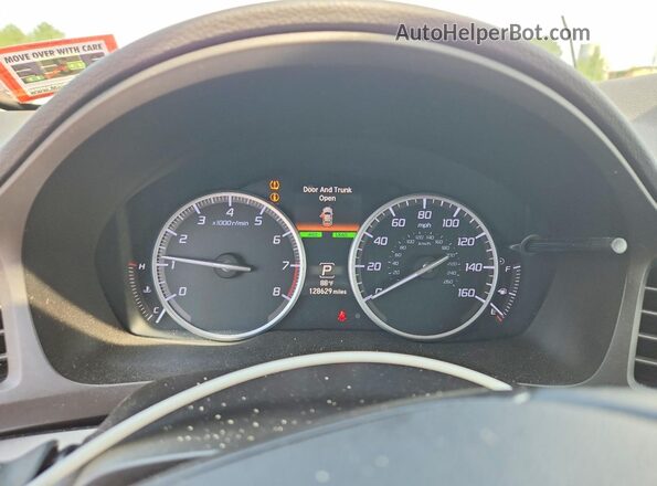 19UDE2F76KA001090 2019 ACURA ILX White Սարքավորումների վահանակի տեսք